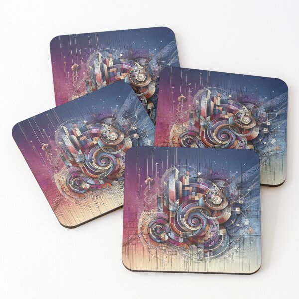Item preview, Space cityscape designed and sold by Foxlindesigns.