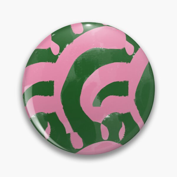 Item preview, 'Over Arching' Painted Pink + Green Print designed and sold by Venus-in-Virgo.