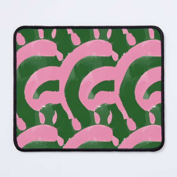 Item preview, 'Over Arching' Painted Pink + Green Print designed and sold by Venus-in-Virgo.