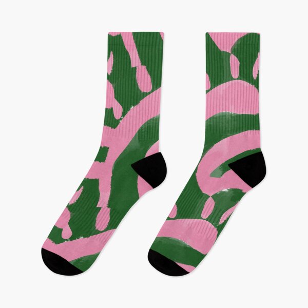 Item preview, 'Over Arching' Painted Pink + Green Print designed and sold by Venus-in-Virgo.