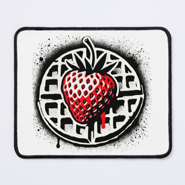 Item preview, Strawberries Waffles designed and sold by Blink Art Studio.