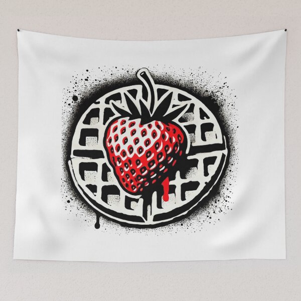 Item preview, Strawberries Waffles designed and sold by Blink Art Studio.
