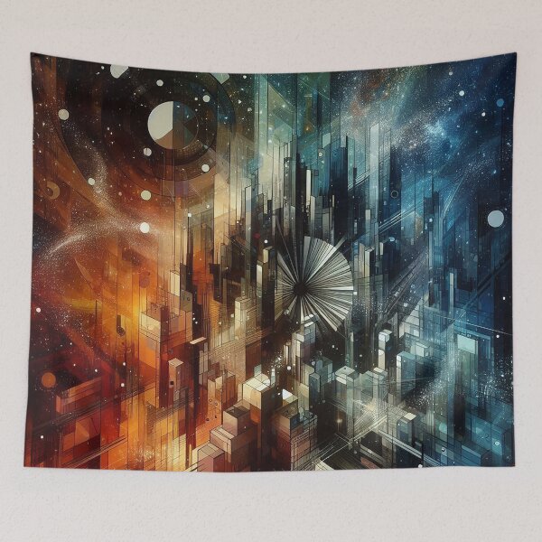 Item preview, abstract space scape designed and sold by Foxlindesigns.