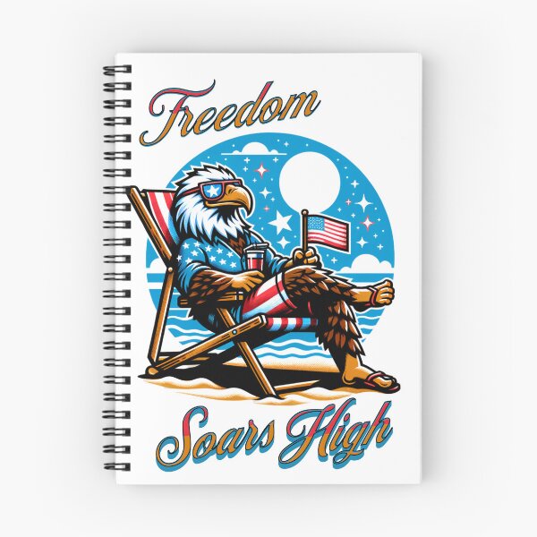 Item preview, Patriotic Beach Eagle designed and sold by Shipwrecked2020.
