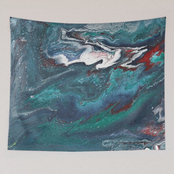 Item preview, Dagwood 1 Cool Ocean Blue Acrylic Abstract designed and sold by Doug  Siegel.