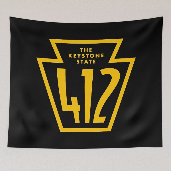 Item preview, 412 Pittsburgh Pennsylvania Keystone designed and sold by deadmansupplyco.