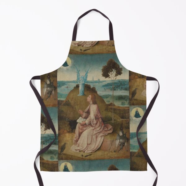 Item preview, St. John the Evangelist on Patmos Painting by Hieronymus Bosch designed and sold by TeeARTHY.