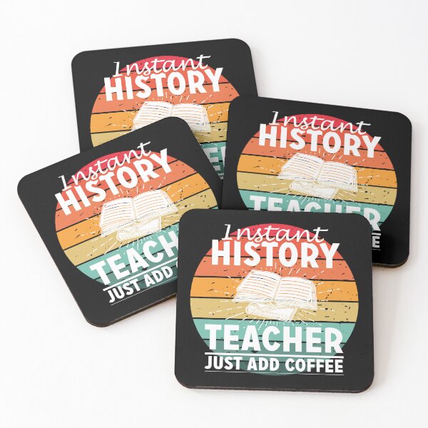 Item preview, Fun History Teacher Gift For Him or Her, Retro Coffee Lover Teacher  designed and sold by DevlynnDesigns.