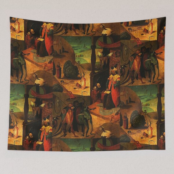 Item preview, Hieronymous Bosch St. Jacob and the magician Oil Painting Reproduction designed and sold by TeeARTHY.