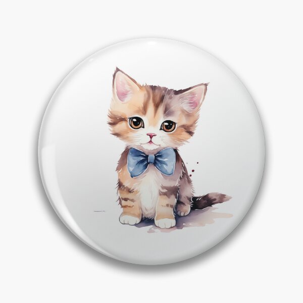 Item preview, Kitten with Blue Bow Tie designed and sold by New-School-Wave.