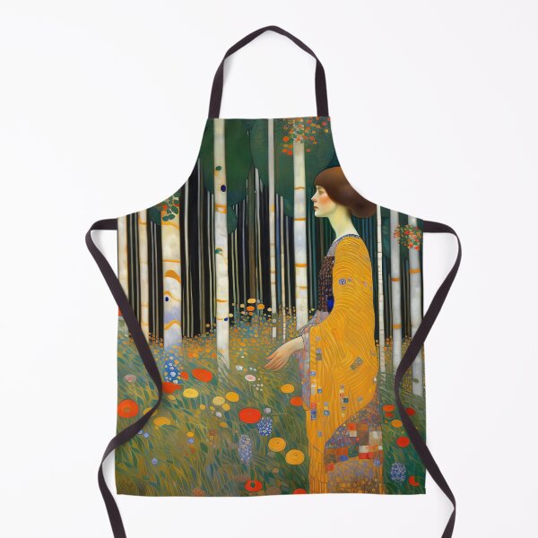 Item preview, Woman in Winter Forest - Klimt 6 designed and sold by Kallak-AI-Art.