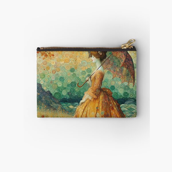 Item preview, Woman with Umbrella - Klimt 7 designed and sold by Kallak-AI-Art.