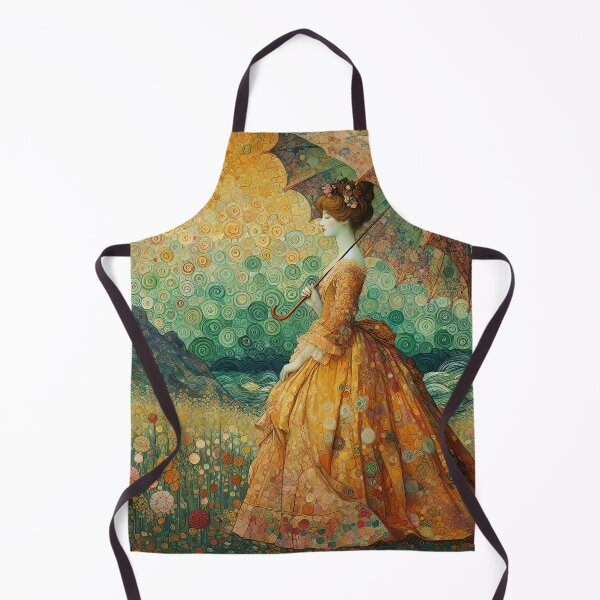 Item preview, Woman with Umbrella - Klimt 7 designed and sold by Kallak-AI-Art.