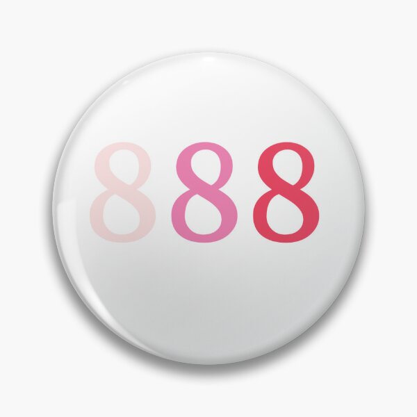Item preview, Angel Number 888 (Tri Color) designed and sold by CraftyHourNJ.