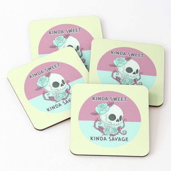 Item preview, Kinda Sweet Kinda Savage skull designed and sold by franktact.