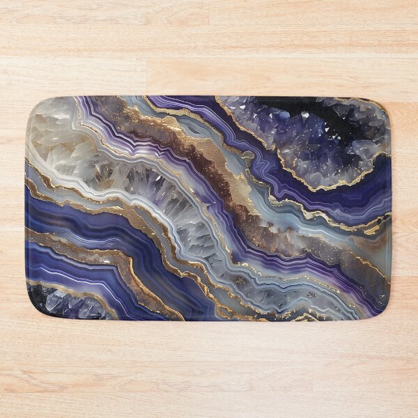 Item preview, Purple Metallic Agate Crystal Art designed and sold by GiftsofAsili.