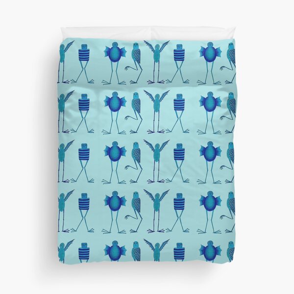 Item preview, Line-up of Blue Owls  designed and sold by KakiDimock.