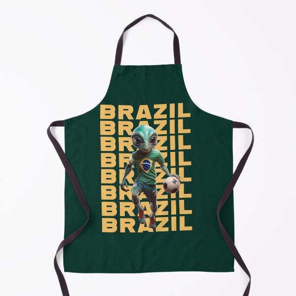 Item preview, FUN ALIEN BRAZIL SOCCER EXTRATERRESTRIAL DESIGN designed and sold by La Loca.