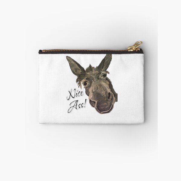 Item preview, Nice Ass (Donkey) acrylic painting funny  designed and sold by Alicia Perrelli.