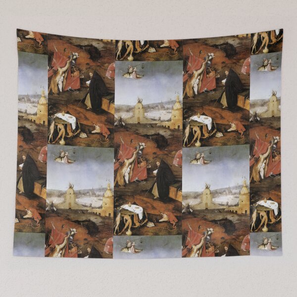 Item preview, triptych temptation  anthony  hieronymus bosch designed and sold by TeeARTHY.
