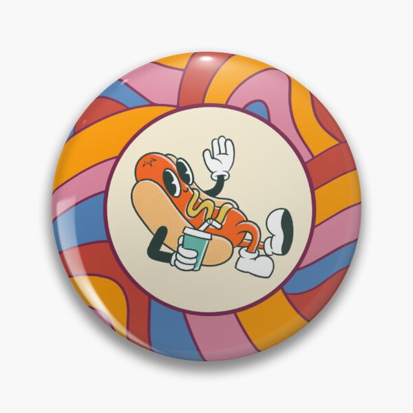 Item preview, Psychedelic Hot Dog Wearing Sunglasses designed and sold by martin max.