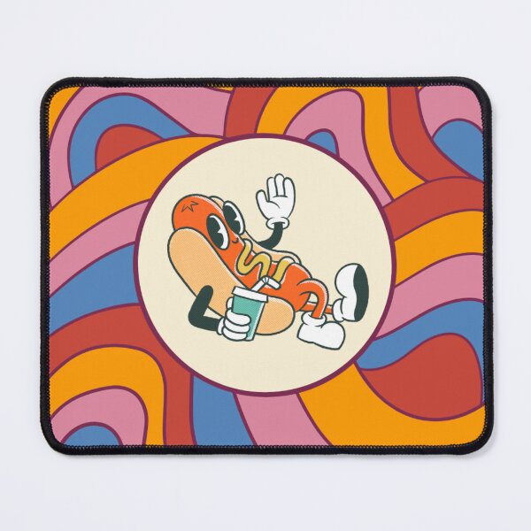 Item preview, Psychedelic Hot Dog Wearing Sunglasses designed and sold by martin max.