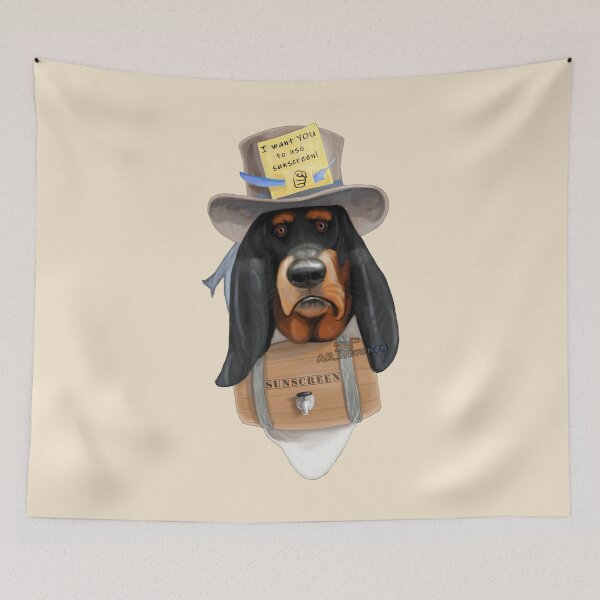 Item preview, Summer Hound Painting designed and sold by AK-Hevonen.