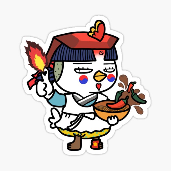 Item preview, Hot Spicy Chicken designed and sold by PickledjoArt.