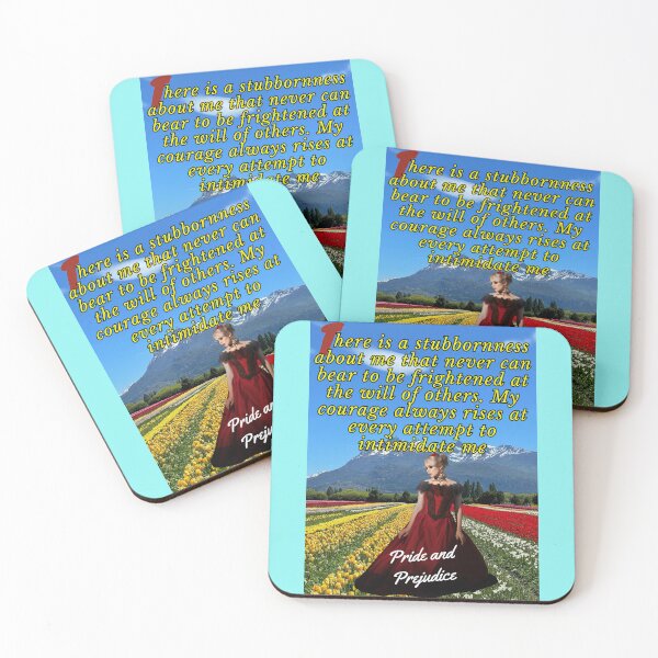 Item preview, Pride and Prejudice Quote Jane Austen designed and sold by MountainAndSea.