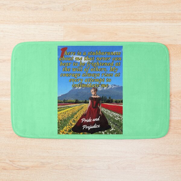 Item preview, Pride and Prejudice Quote Jane Austen designed and sold by MountainAndSea.