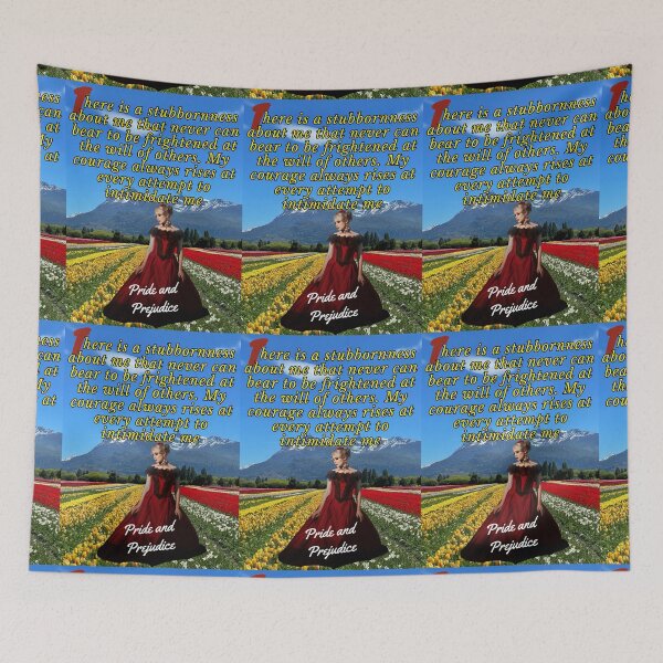 Item preview, Pride and Prejudice Quote Jane Austen designed and sold by MountainAndSea.