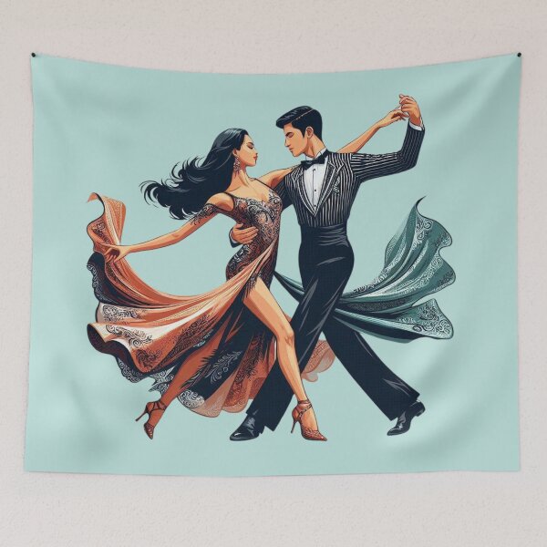 Item preview, Salsa Couple Dancing designed and sold by Myra365Art.