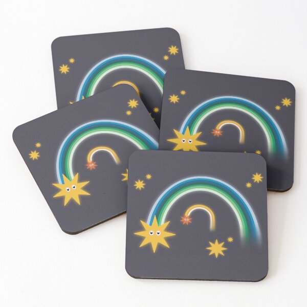 Item preview, Cute Shooting Star in Blues and Yellows designed and sold by Catphonesoup.