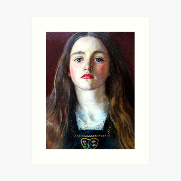 Item preview, Portrait of a Girl - Sophy Gray - John Everett Millais  designed and sold by forgottenbeauty.