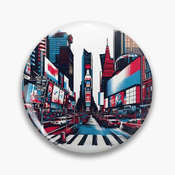 Item preview, Patriotic Glow: Celebrating July 4th in Times Square designed and sold by PictoVibe.