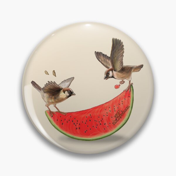 Item preview, Summer Sparrows Painting designed and sold by AK-Hevonen.