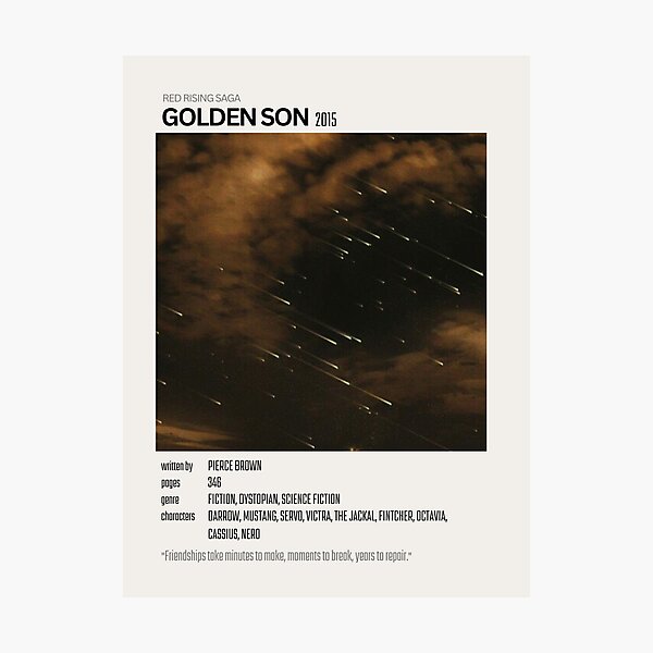 Item preview, Golden Son Minimalist Poster designed and sold by BasicArtChick.