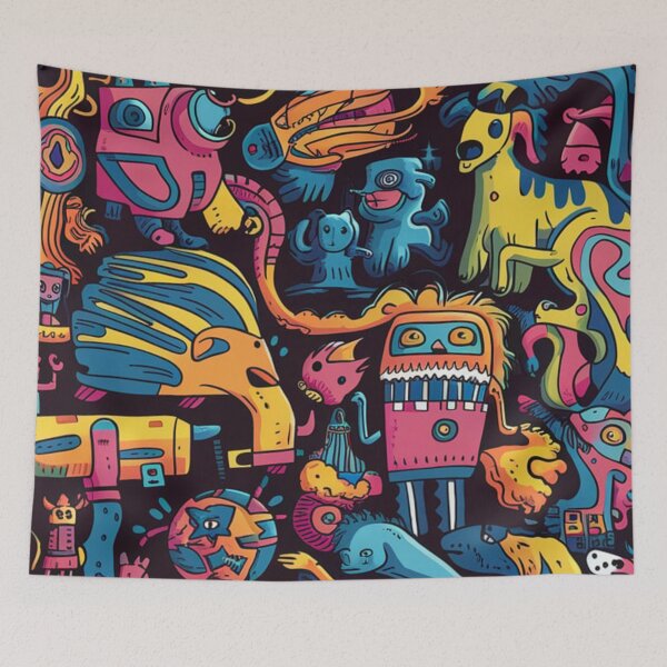 Item preview, Psychedelic hippie retro designed and sold by martin max.
