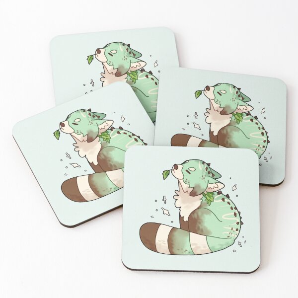 Item preview, Mint Choco-Chip Ice Cream Red Panda designed and sold by kalfya arts.
