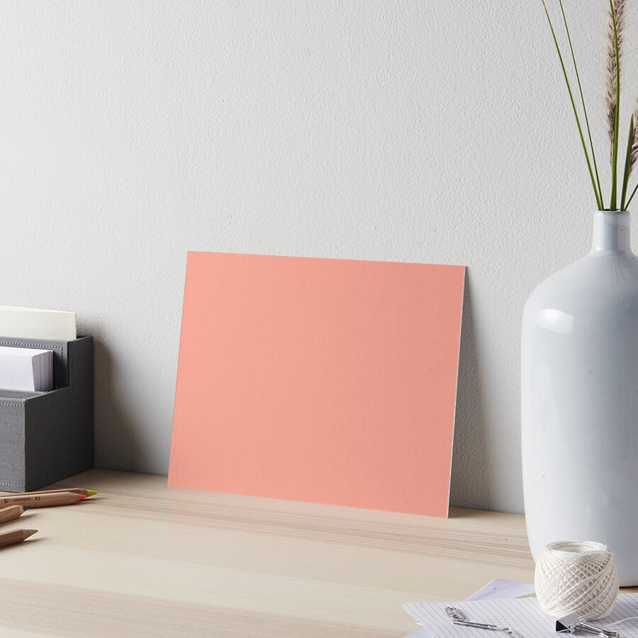 "Coral Reef (Valspar Paint Color)" Art Board Print for Sale by