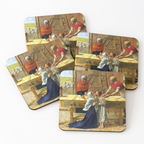 Item preview, Christ in the House of His Parents - The Carpenter's Shop - John Everett Millais designed and sold by forgottenbeauty.