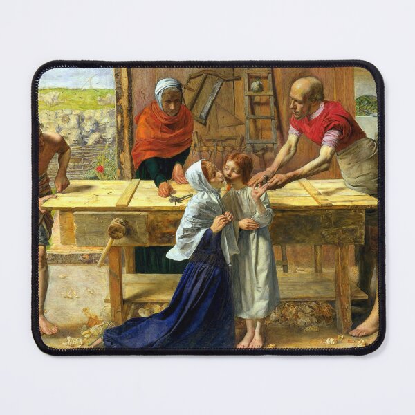 Item preview, Christ in the House of His Parents - The Carpenter's Shop - John Everett Millais designed and sold by forgottenbeauty.