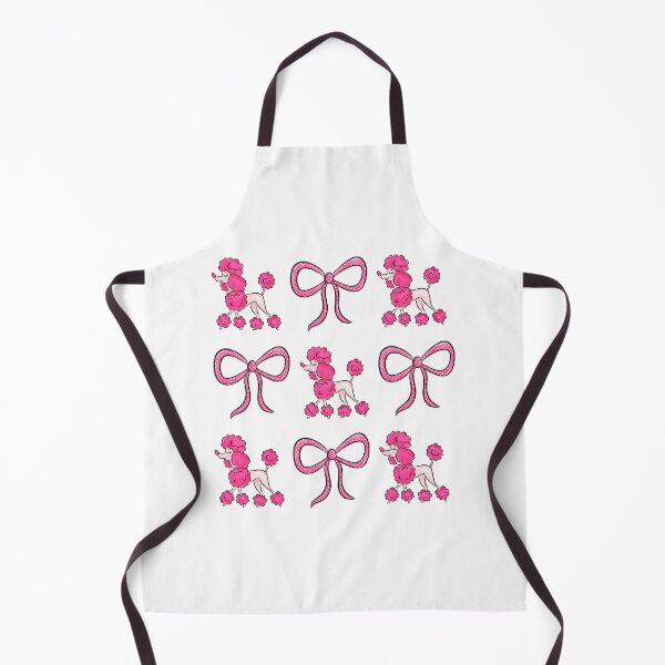 Item preview, French Poodle, Pink Dogs, Grid Design, Doodle Dog, Coquette, Pink Bow designed and sold by MerchSearchCO.