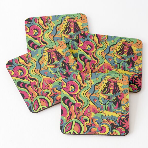 Item preview, Psychedelic hippie retro peace designed and sold by martin max.