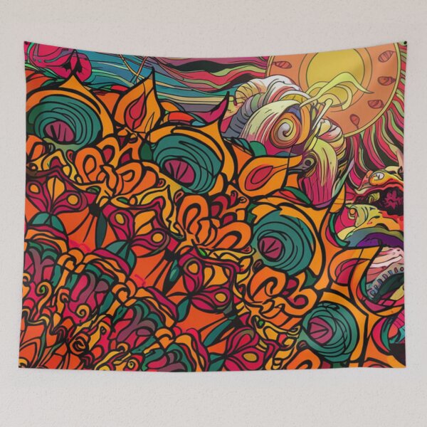 Item preview, Psychedelic hippie retro peace designed and sold by martin max.