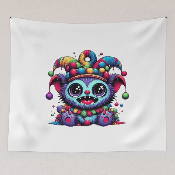Item preview, Cute clown monsters CLASSIC logo designed and sold by abderrahmane-C.