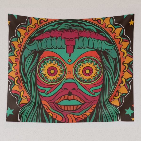 Item preview, Psychedelic hippie retro trippy designed and sold by martin max.