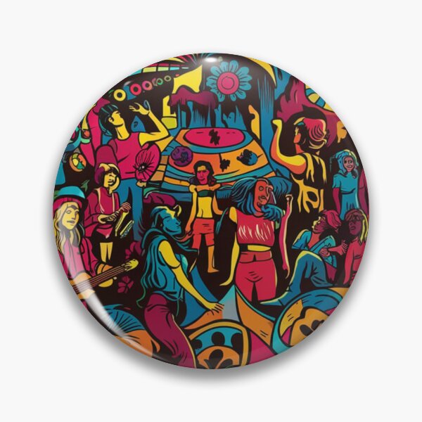 Item preview, Psychedelic hippie retro trippy designed and sold by martin max.