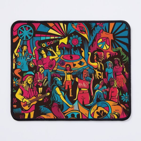 Item preview, Psychedelic hippie retro trippy designed and sold by martin max.
