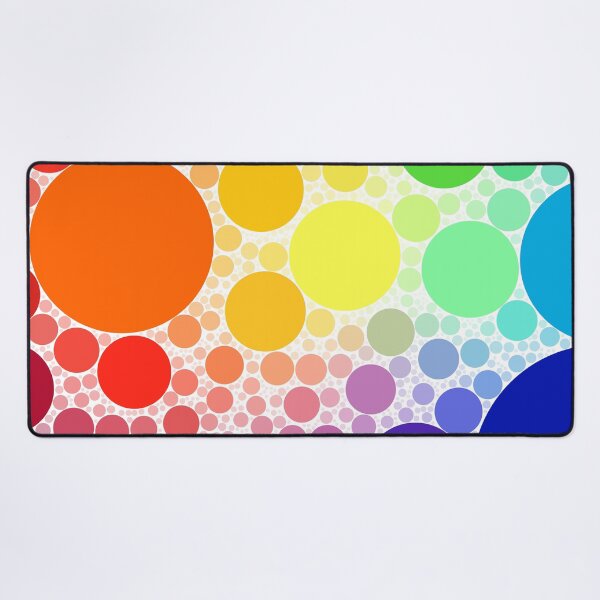 Item preview, Rainbow Bubbles Polka Dots Pattern designed and sold by patternsoup.